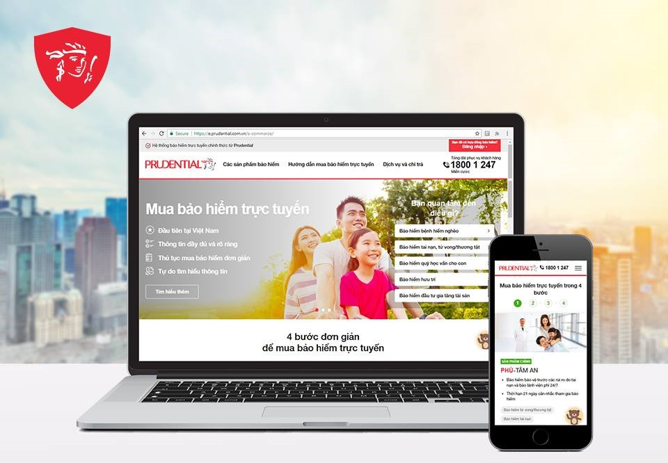 bảo hiểm online prudential